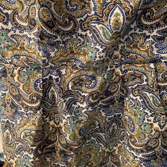 J. Crew Cap Sleeve Paisley Dress Size 4 - Picture 7 of 8